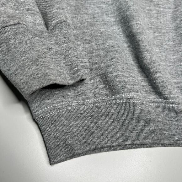 Vintage 90s Guess Georges Marciano Sweatshirt USA Made Gray Triangle Logo Size L - Picture 12 of 12